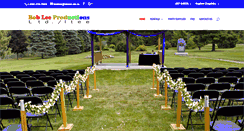 Desktop Screenshot of bobleeproductions.com